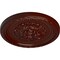 Ekena Millwork Palmetto Ceiling Medallion, Hand-Painted Brushed Mahogany, 11 1/2"OD x 1"P CM11PABMF - alternate 5